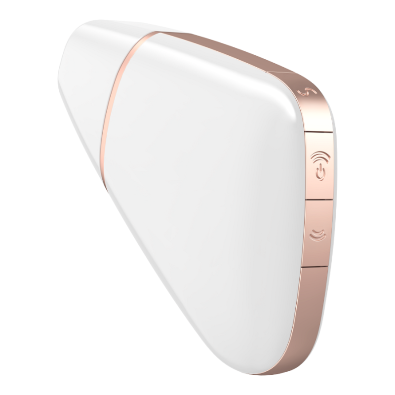 SATISFYER LOVE TRIANGLE ESTIMULADOR Y VIBRADOR BLANCO