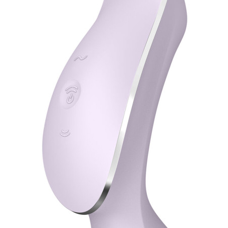 SATISFYER CURVY TRINITY 2 ESTIMULADOR Y VIBRADOR MORADO