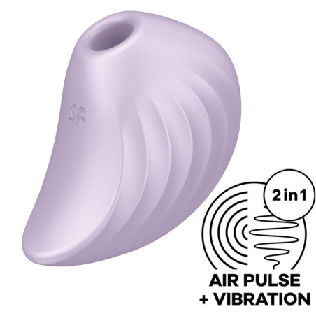 SATISFYER PEARL DIVER ESTIMULADOR Y VIBRADOR VIOLETA
