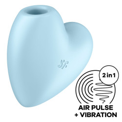 SATISFYER CUTIE HEART ESTIMULADOR Y VIBRADOR ROSA 2