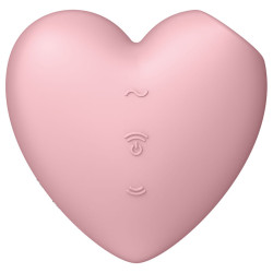 SATISFYER CUTIE HEART ESTIMULADOR Y VIBRADOR ROSA 2