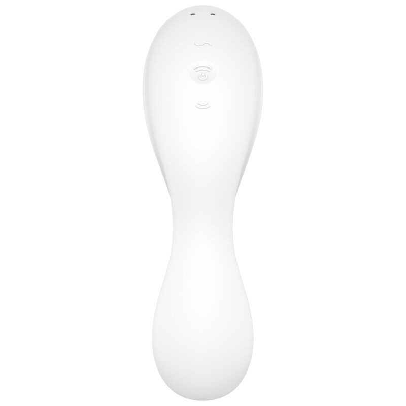 SATISFYER CURVY TRINITY 5 ESTIMULADOR Y VIBRADOR APP BLANCO