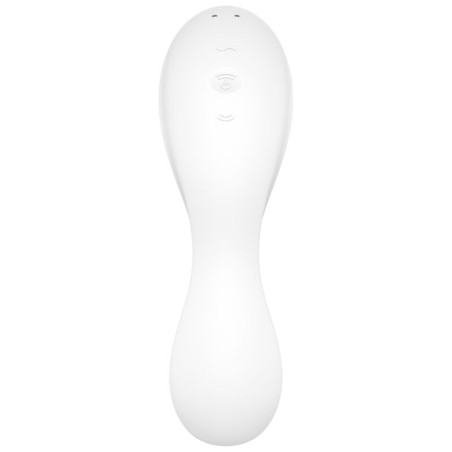 SATISFYER CURVY TRINITY 5 ESTIMULADOR Y VIBRADOR APP BLANCO