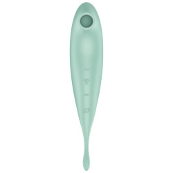 SATISFYER TWIRLING PRO ESTIMULADOR Y VIBRADOR APP VERDE 2