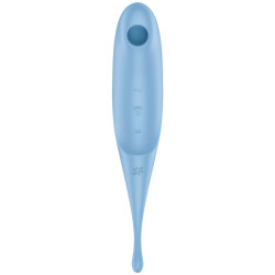 SATISFYER TWIRLING PRO ESTIMULADOR Y VIBRADOR AZUL 2