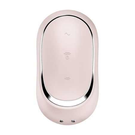 SATISFYER PRO TO GO 2 ESTIMULADOR Y VIBRADOR DOBLE BEIGE