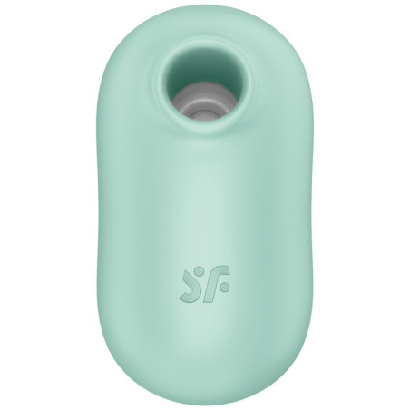 SATISFYER PRO TO GO 2 ESTIMULADOR Y VIBRADOR DOBLE VERDE