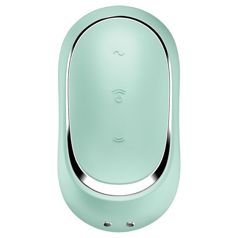 SATISFYER PRO TO GO 2 ESTIMULADOR Y VIBRADOR DOBLE VERDE