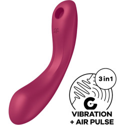 SATISFYER CURVE TRINITY 1 AIR PULSE VIBRATION GRIS 2
