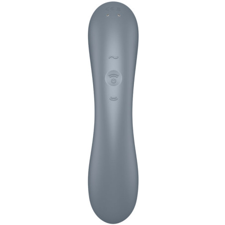 SATISFYER CURVE TRINITY 1 AIR PULSE VIBRATION GRIS