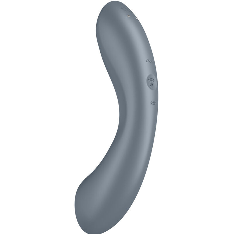 SATISFYER CURVE TRINITY 1 AIR PULSE VIBRATION GRIS