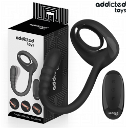 ADDICTED TOYS ANILLO PENE VIBRADOR PUNTOP CONTROL REMOTO