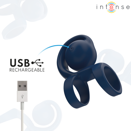 INTENSE TYSON ANILLO POTENCIADOR CON CARACOL VIBRADOR O 32 CM