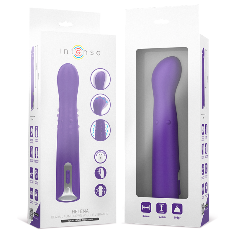 INTENSE HELENA VIBRADOR UP DOWN MODO BEADS 135 CM