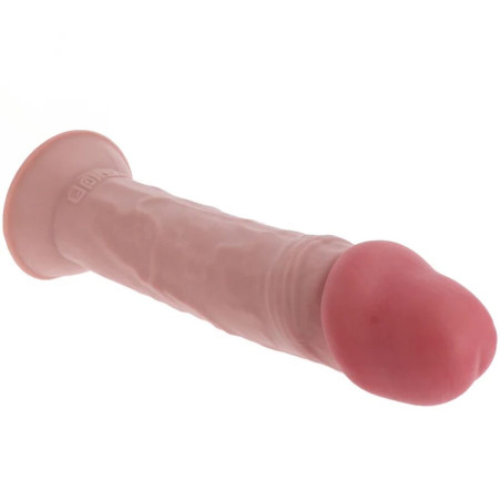 GET REAL DILDO DELUXE DONG GRUESO DE DOBLE DENSIDAD TPE 355 CM