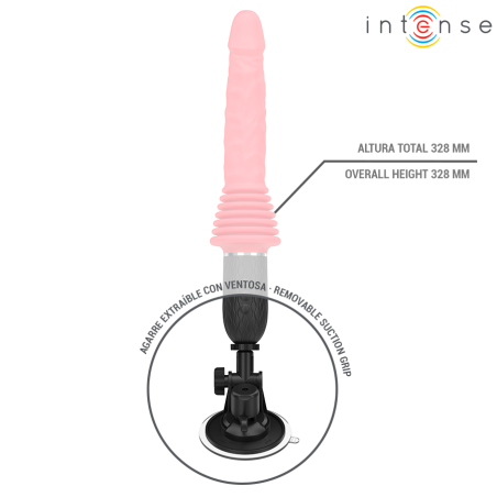 INTENSE CYNTHIA VIBRADOR THRUSTING CONTROL REMOTO CON CALOR