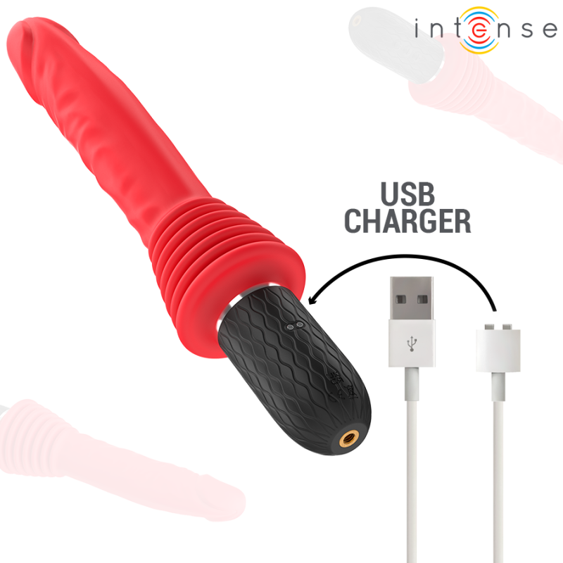INTENSE CYNTHIA VIBRADOR THRUSTING CONTROL REMOTO CON CALOR