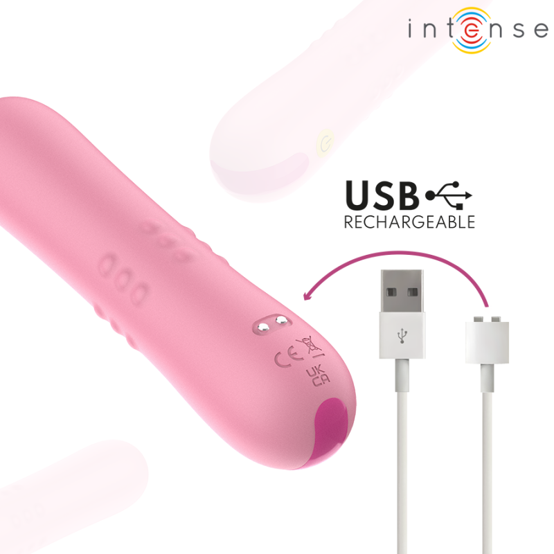 INTENSE BARBARA VIBRADOR CON PERLAS GIRATORIAS