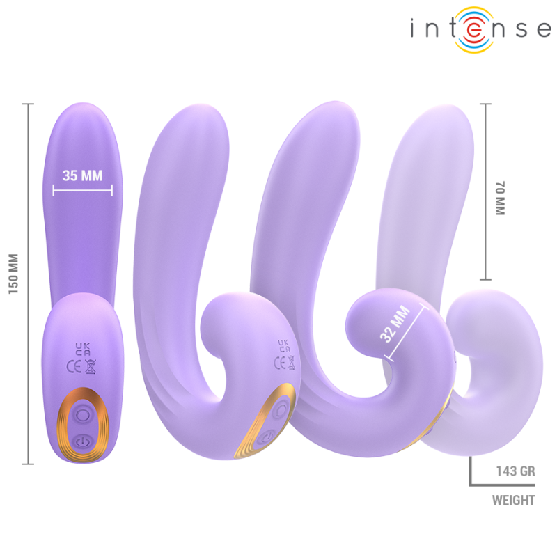 INTENSE MERYL ESTIMULADOR CLITORIS DOBLE VIBRACION