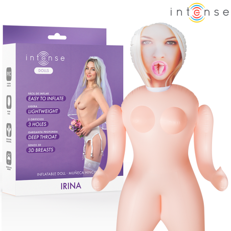 INTENSE DOLLS IRINA MUNECA HINCHABLE CON TRES ORIFICIOS