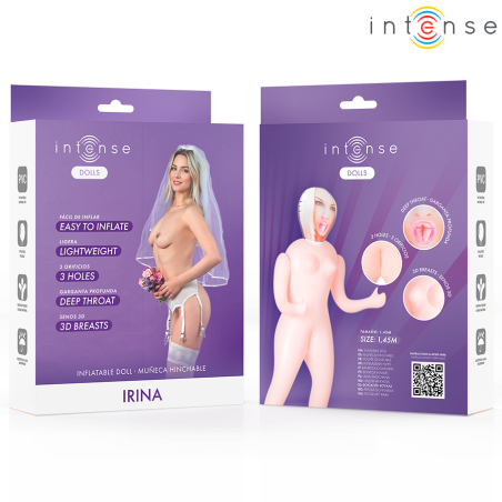INTENSE DOLLS IRINA MUNECA HINCHABLE CON TRES ORIFICIOS