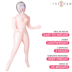 INTENSE DOLLS INGRID MUNECA HINCHABLE CON TRES ORIFICIOS 2