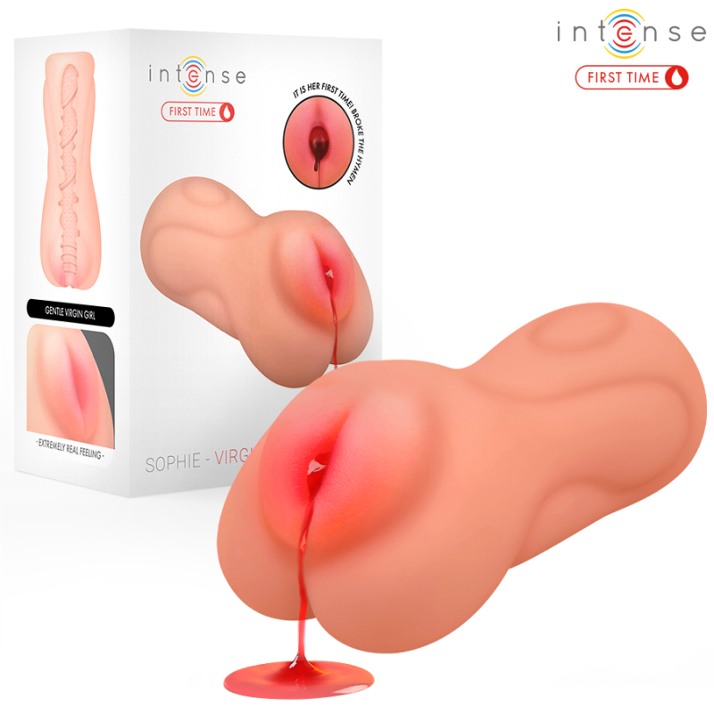 INTENSE FIRST TIME SOPHIE VAGINA VIRGEN CON HIMEN Y SANGRADO