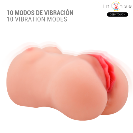 INTENSE DEEP TOUCH CATHERINE MASTURBADOR CON VOZ VIBRADOR SUCCION
