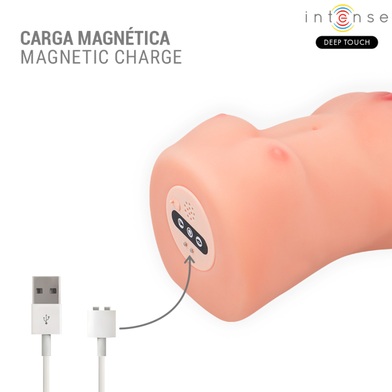 INTENSE DEEP TOUCH CATHERINE MASTURBADOR CON VOZ VIBRADOR SUCCION