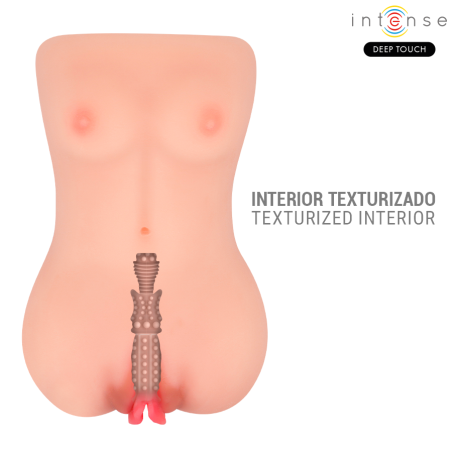 INTENSE DEEP TOUCH CATHERINE MASTURBADOR CON VOZ VIBRADOR SUCCION