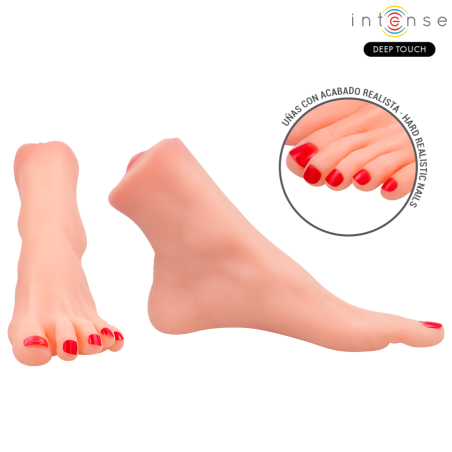 INTENSE DEEP TOUCH GABBIE MASTUBADOR DE DOS PIEZAS EN FORMA DE PIE