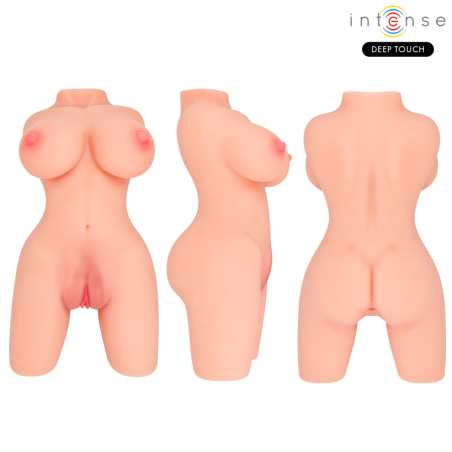 INTENSE DEEP TOUCH JESSE TORSO MASTURBADOR MULTIPOSICION DOBLE VAGINA ANO