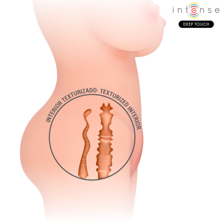 INTENSE DEEP TOUCH JESSE TORSO MASTURBADOR MULTIPOSICION DOBLE VAGINA ANO