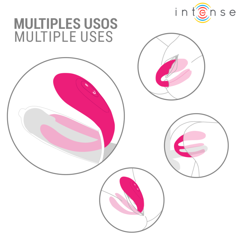 INTENSE JULIA VIBRADOR ESTIMULADOR DE PINZAS CONTROL REMOTO