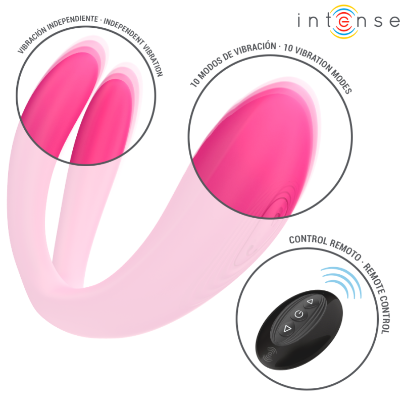 INTENSE JULIA VIBRADOR ESTIMULADOR DE PINZAS CONTROL REMOTO