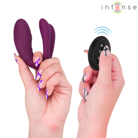 INTENSE SANDRA VIBRADOR ESTIMULADOR DE PINZAS CON GOLPETEO CONTROL REMOTO