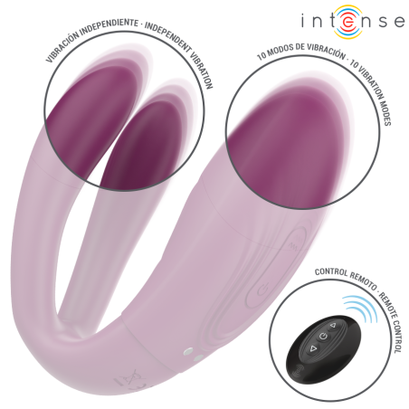 INTENSE SANDRA VIBRADOR ESTIMULADOR DE PINZAS CON GOLPETEO CONTROL REMOTO