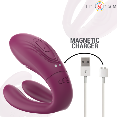 INTENSE SANDRA VIBRADOR ESTIMULADOR DE PINZAS CON GOLPETEO CONTROL REMOTO