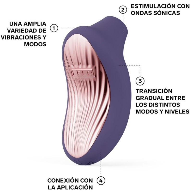 LELO SONA 3 MASAJEADOR SONICO DE CLITORIS MORADO