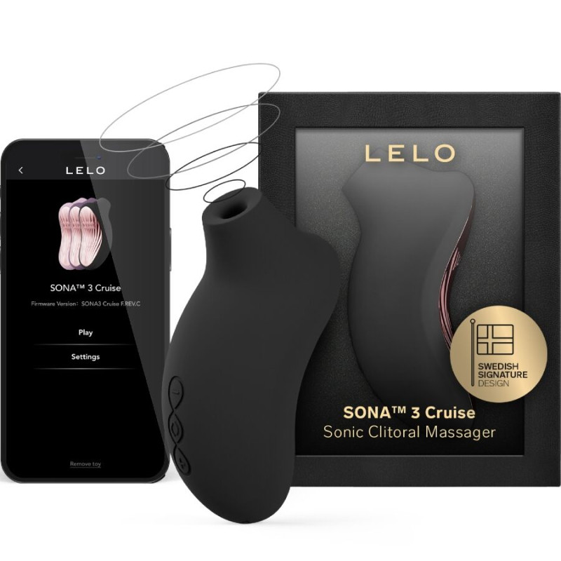 LELO SONA 3 CRUISE MASAJEADOR SONICO DE CLITORIS NEGRO