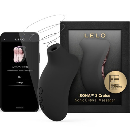 LELO SONA 3 CRUISE MASAJEADOR SONICO DE CLITORIS NEGRO