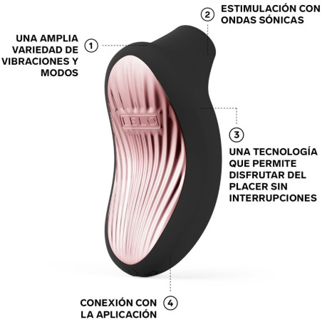 LELO SONA 3 CRUISE MASAJEADOR SONICO DE CLITORIS NEGRO