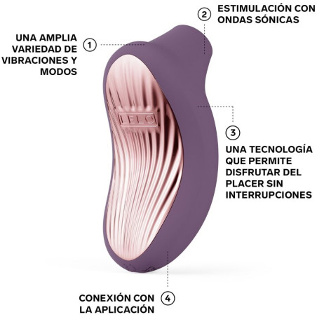 LELO SONA 3 CRUISE MASAJEADOR SONICO DE CLITORIS VIOLETA