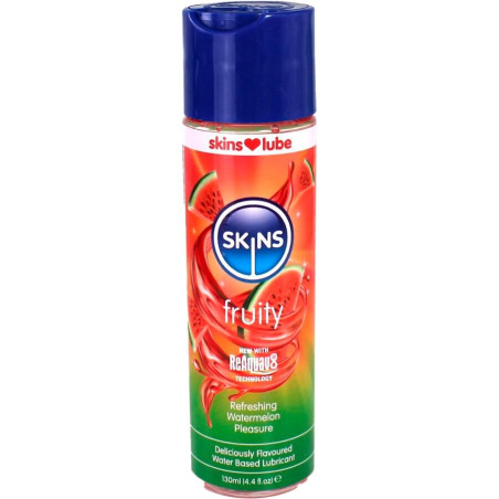 SKINS FRUITY LUBRICANTE BASE DE AGUA SANDIA 130 ML