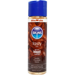 SKINS TASTY LUBRICANTE BASE DE AGUA DOBLE CHOCOLATE 130 ML