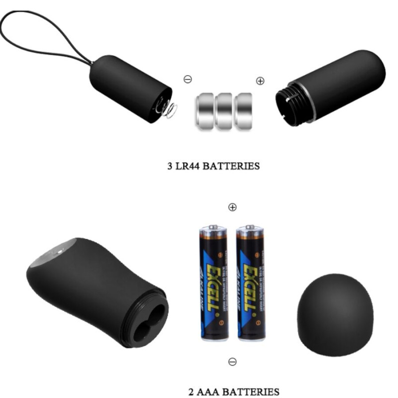 BAILE TANGA CON BALA VIBRADORA Y CONTROL REMOTO NEGRO