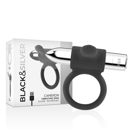 BLACKSILVER CAMERON ANILLO RECARGABLE SILVER