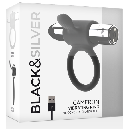 BLACKSILVER CAMERON ANILLO RECARGABLE SILVER