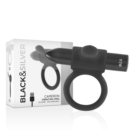 BLACKSILVER CAMERON ANILLO RECARGABLE NEGRO