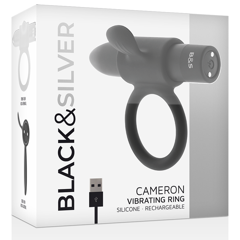 BLACKSILVER CAMERON ANILLO RECARGABLE NEGRO